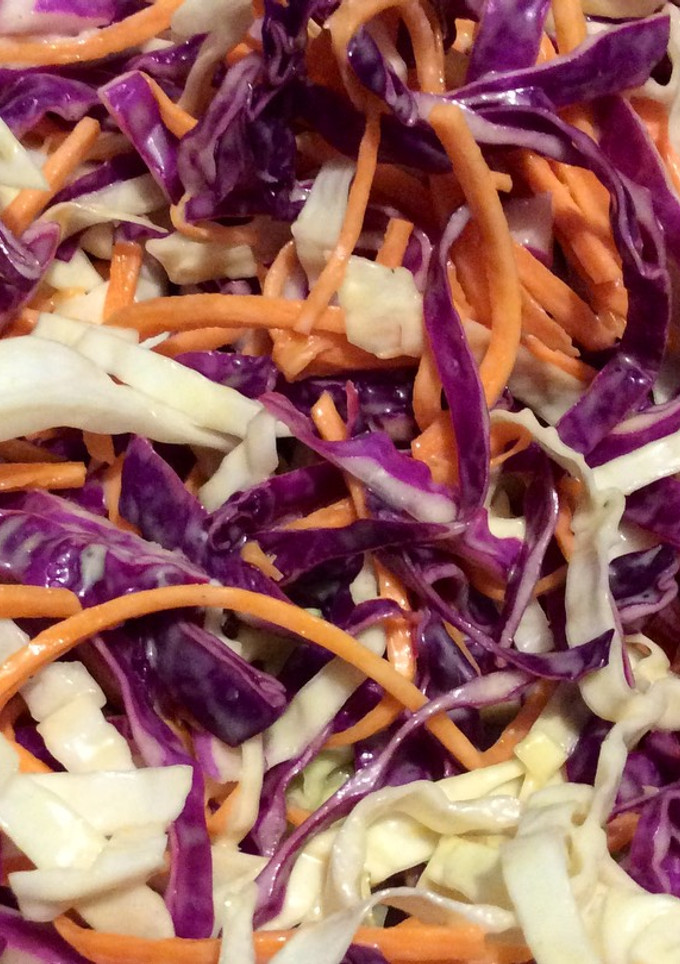 Una foto de Ensalada de repollo y zanahoria