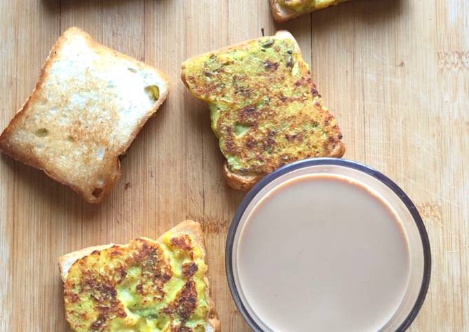 Gujarati toast handvo toast