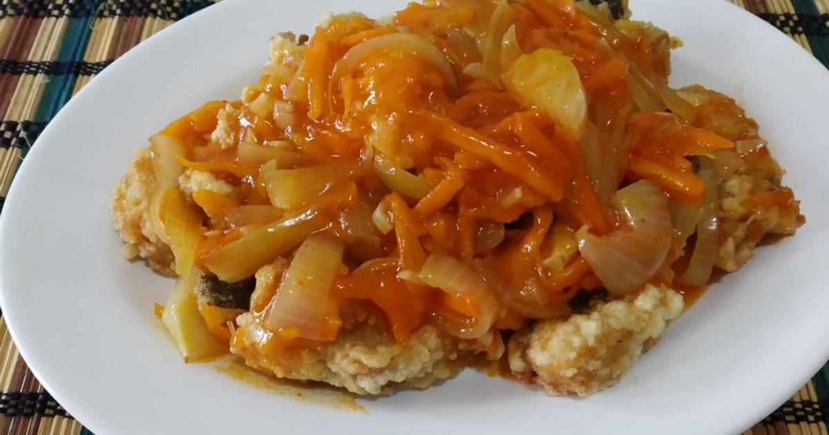 Resep Fillet Patin Saus Asam Manis Oleh Hjtintin Purnama Sari Cookpad 3745