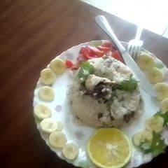 A picture of White pilau😋.