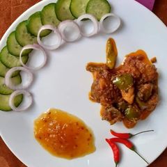 A picture of Alo Shimla Mirch ki Sabzi.