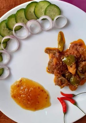 A picture of Alo Shimla Mirch ki Sabzi.