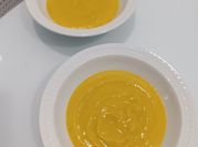 Una foto de pure calabacin en thermomix