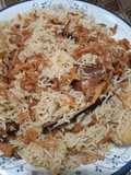 Beef pulao with methi ark -e- gulaab😋