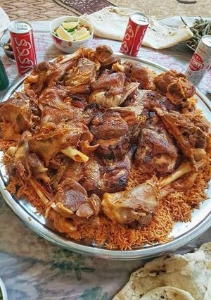 صورة لوصفة كبسة لحم خروف
