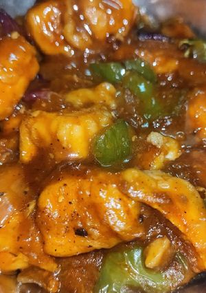 চিলি পনির (Chilli paneer recipe in bengali) রেসিপির প্রধান ছবি