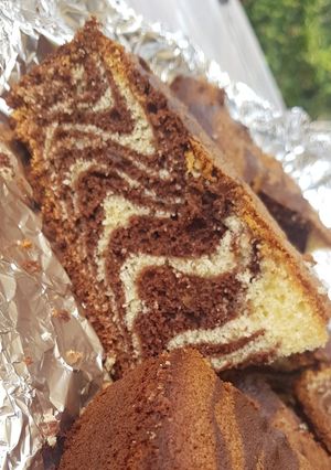 Une photo de Gâteau marbré