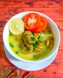 825. Soto Kuning khas Bogor (Daging dan Jeroan Sapi) ala Ibu
