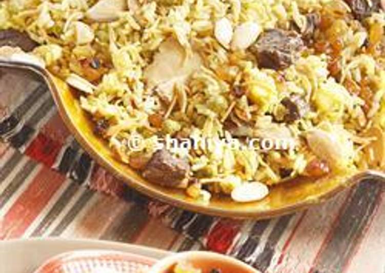 Simple Way to Serve Tasty Beryani Rice, Iraqi Style