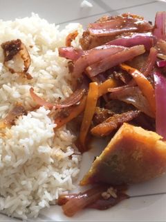 Una foto de Escabeche de pescado (receta peruana)