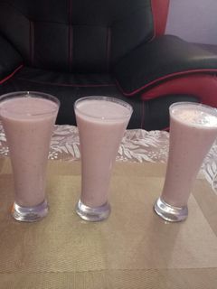صورة لوصفة عصير الفراولة 🍓