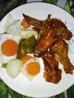 Una foto de Alitas de pollo al horno