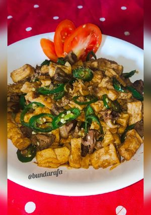 Foto resep Ati Ampela Tahu Masak Cabe Ijo