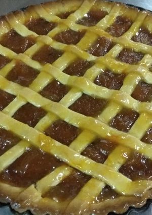 Una foto de Pastafrola de dulce de zapallo