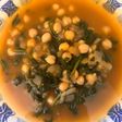 Garbanzos con espinacas