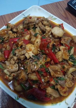 รูปของ ผัดเผ็ดไก่