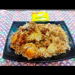 Chicken biryani A picture of Chicken biryani.