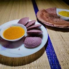 A picture of Black Rice Idli & Dosa.