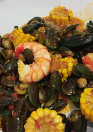 Foto resep Seafood tumpah