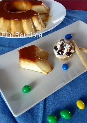 Una foto de Flan de queso crema hecha en casa