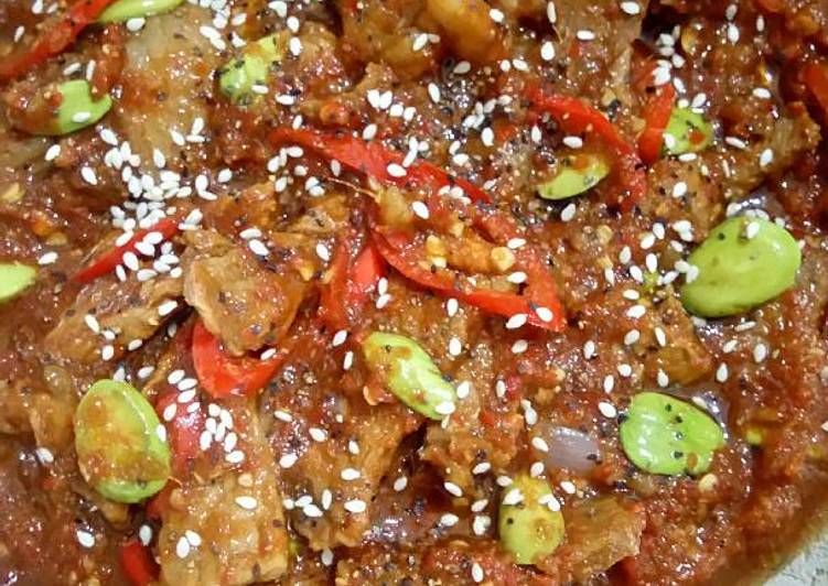 Resep Sapi Sambal Pete oleh dapurpempi - Cookpad