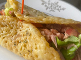 Fajita fit de queso y atún. Fast food real y casera! Apto celíacos 🌮