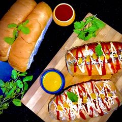 A picture of Veg. Hot Dog.