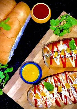 A picture of Veg. Hot Dog.