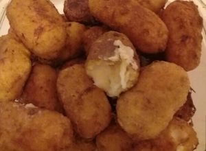 Una foto de 🌟Croquetas de papas jamón y muzzarella🌟
