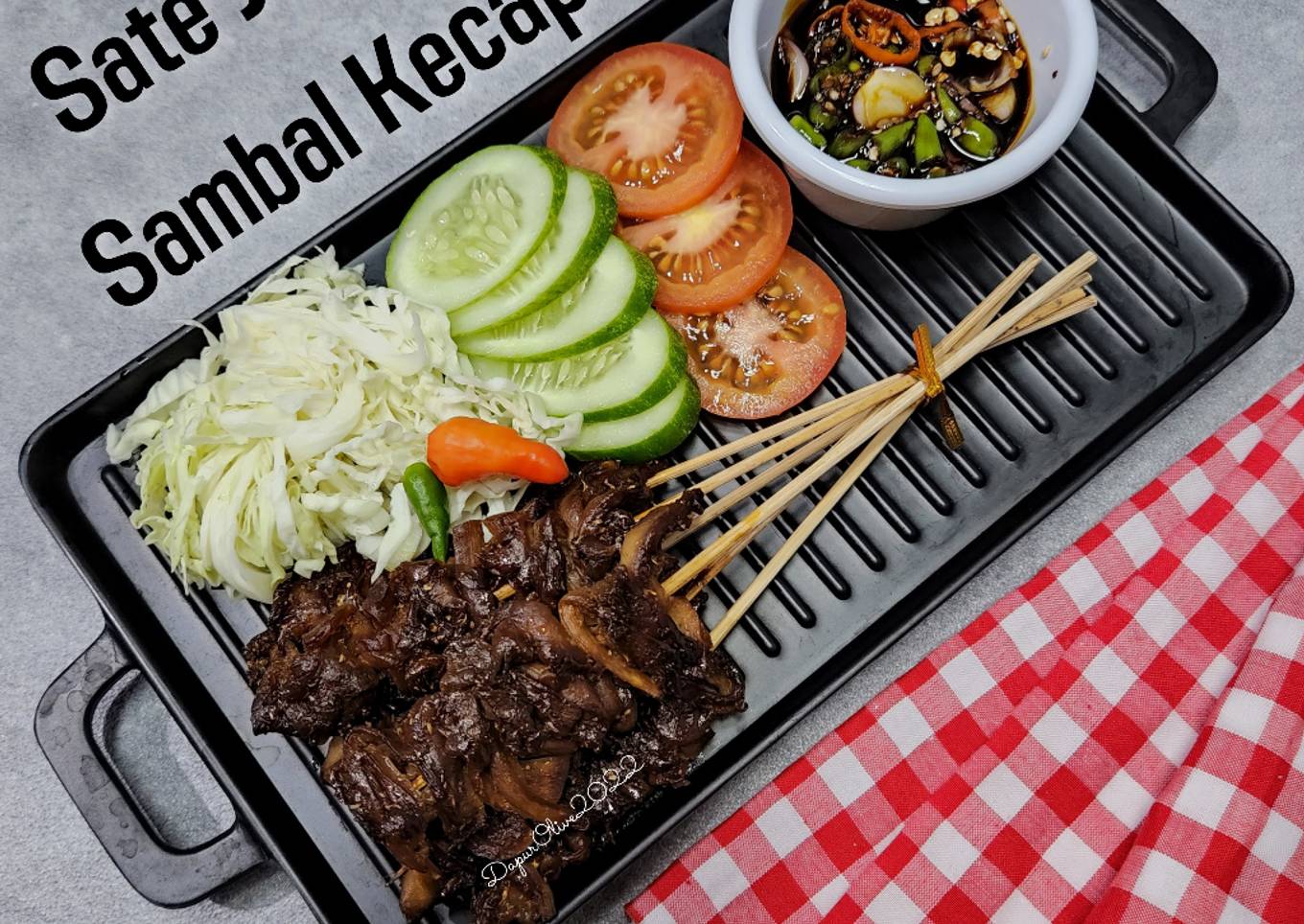 Sate Jamur Sambal Kecap