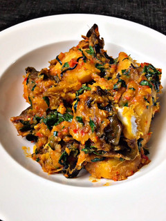 A picture of Smoked Fish Porridge Yam.