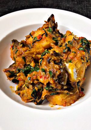 A picture of Smoked Fish Porridge Yam.