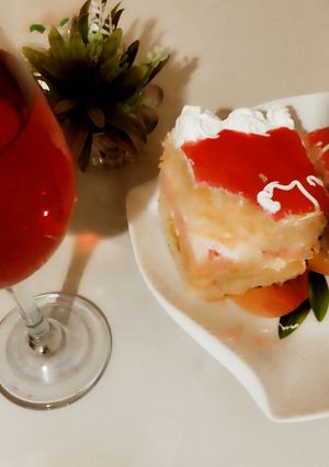 صورة لوصفة كيك الفراولة🍓