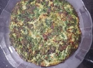 Una foto de Tortillas de espinaca baja en calorías