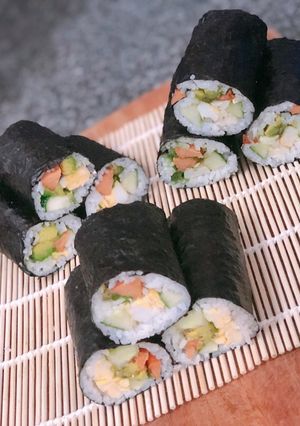 Hình của món Sushi roll mini.