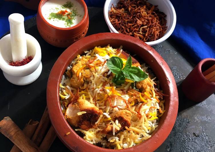 Easiest Way to Prepare Super Quick Homemade Boneless Chicken Dum Biryani