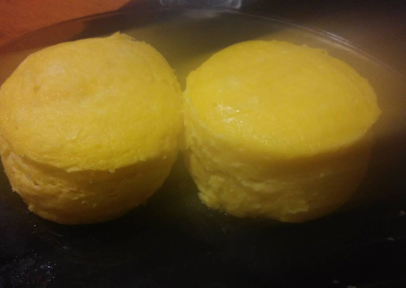 Souffle en microondas, de calabaza!