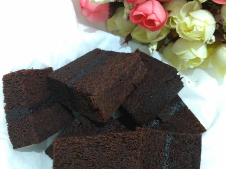 Cara Mudah Membuat Resep Brownis kukus rasa amanda yang  Bikin Ketagihan Anti Ribet, Mantap