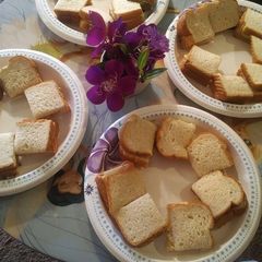 A picture of My Granddaughters Spring Sandwiches.
