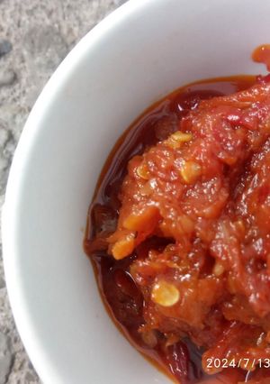 Foto resep Sambel Bajak (Sambel Tahun) versi pedas sedang