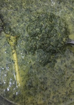 Foto resep Daun ubi tumbuk medan 🍠