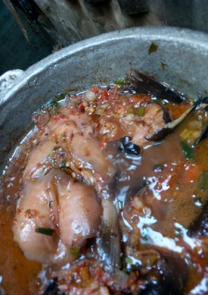 A picture of Fish pepper soup.