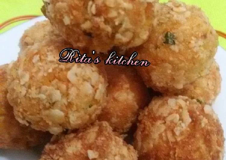 VEGETARIAN/ VEGAN BOLA TAHU QUAKER BY : Rita's kitchen