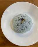 Nasi Uduk Bunga Telang Simple dengan Rice Cooker
