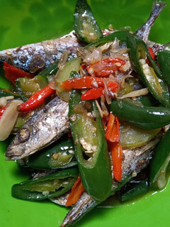 Foto resep Oseng Ijo ikan Cue