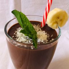 A picture of Chocolate pudding smoothie.