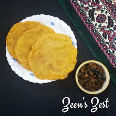 Ash Gourd Pooris A picture of Ash Gourd Pooris.