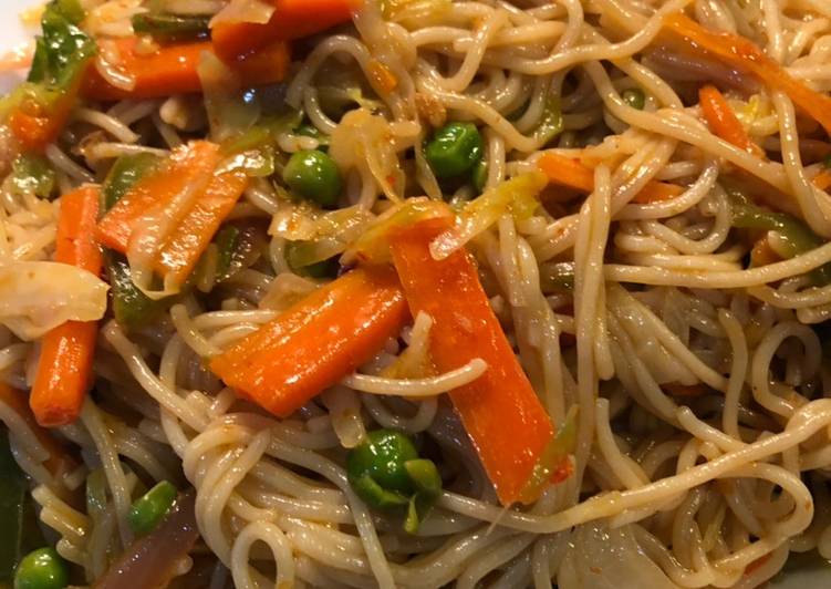 Veg Fried noodles(brown rice & millet)
#cookbook