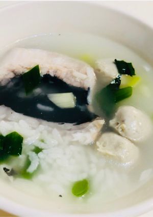 虱目魚肚粥 的食譜成品照片