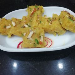 Mango Kalakand A picture of Mango Kalakand.